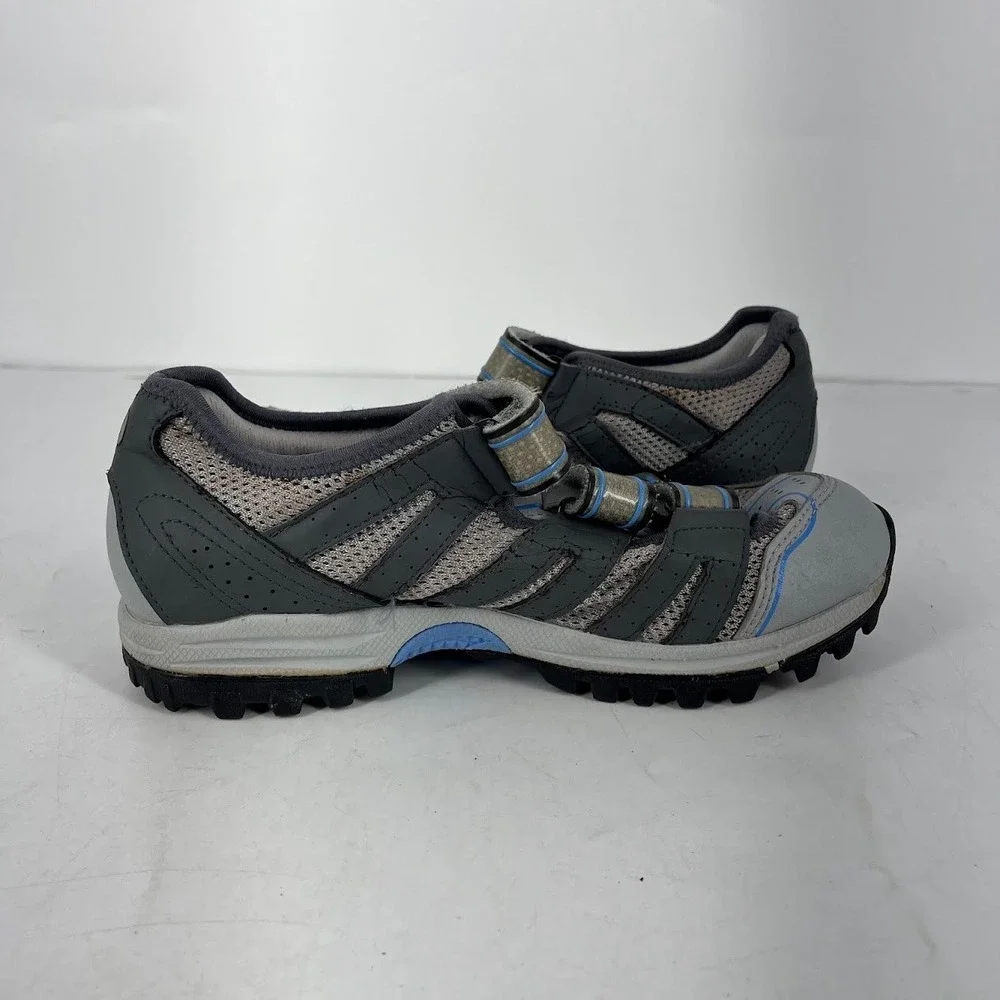Pearl Izumi Drift W Womens Mountain Bike Spin Shoes Grey Blue 5788 EUR 40 US 8.5
